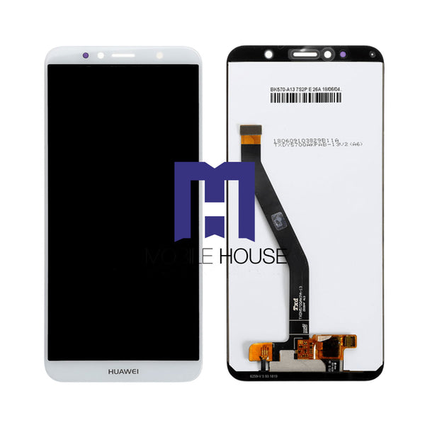Afficheur Huawei Y6 ( 2018 ) / HONOR 7A  Black - White