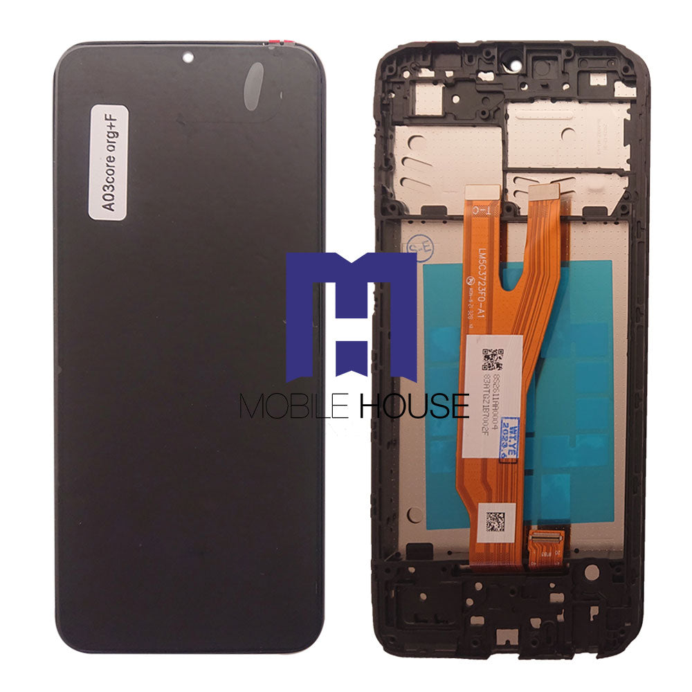 Afficheur Samsung A03 Core ( Frame ) ( Original ) Black