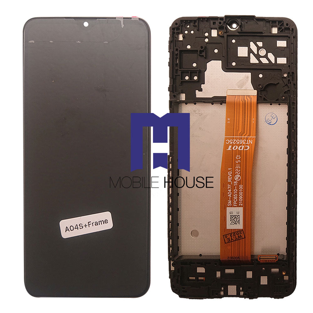 Afficheur Samsung A04s ( Frame ) ( Original ) Black
