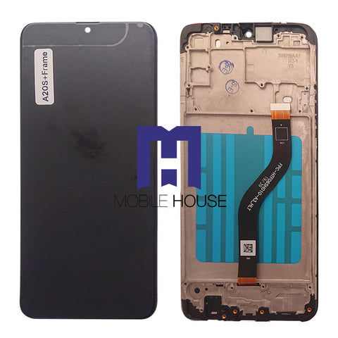 Afficheur Samsung A20s ( Frame ) ( Original ) Black