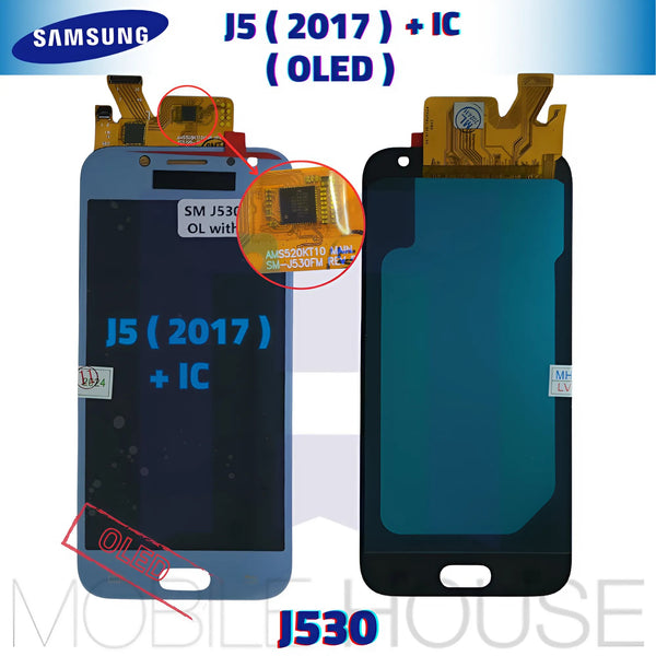 Afficheur Samsung J5 ( 2017 )+IC ( OLED ) Black - Gold - Silver