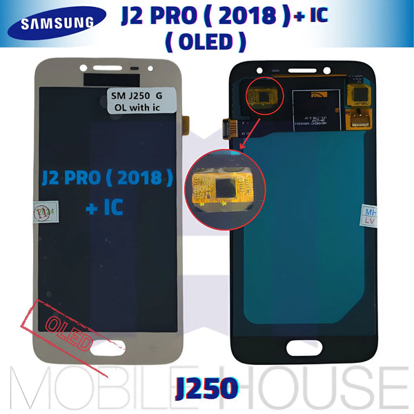 Afficheur Samsung J250 +IC ( OLED ) Black - Gold - Silver