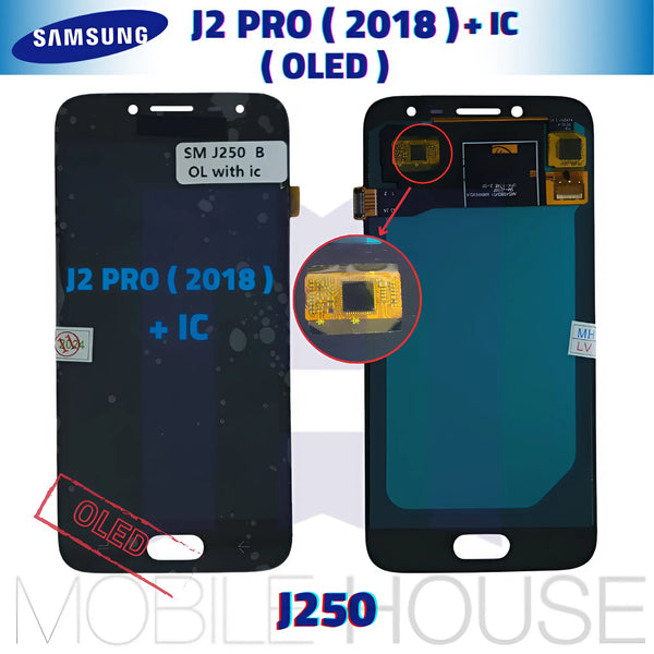 Afficheur Samsung J250 +IC ( OLED ) Black - Gold - Silver