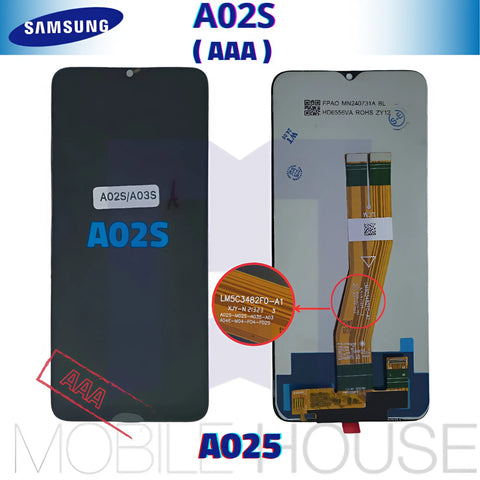 Afficheur Samsung A02s / M02S / A03s / A03 / A04E / M04 / F04 / F02S ( AAA ) Black