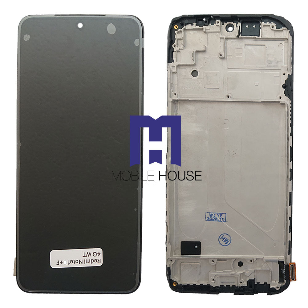 Afficheur Xiaomi Redmi Note 10 ( 4G ) ( Frame ) ( TFT ) Black