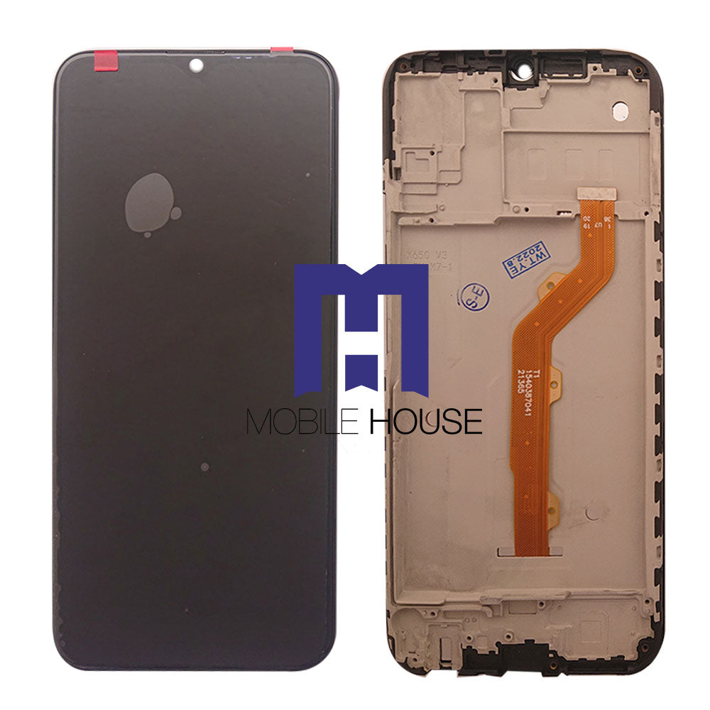 Afficheur infinix HOT 8 = X650B ( Frame )  Black