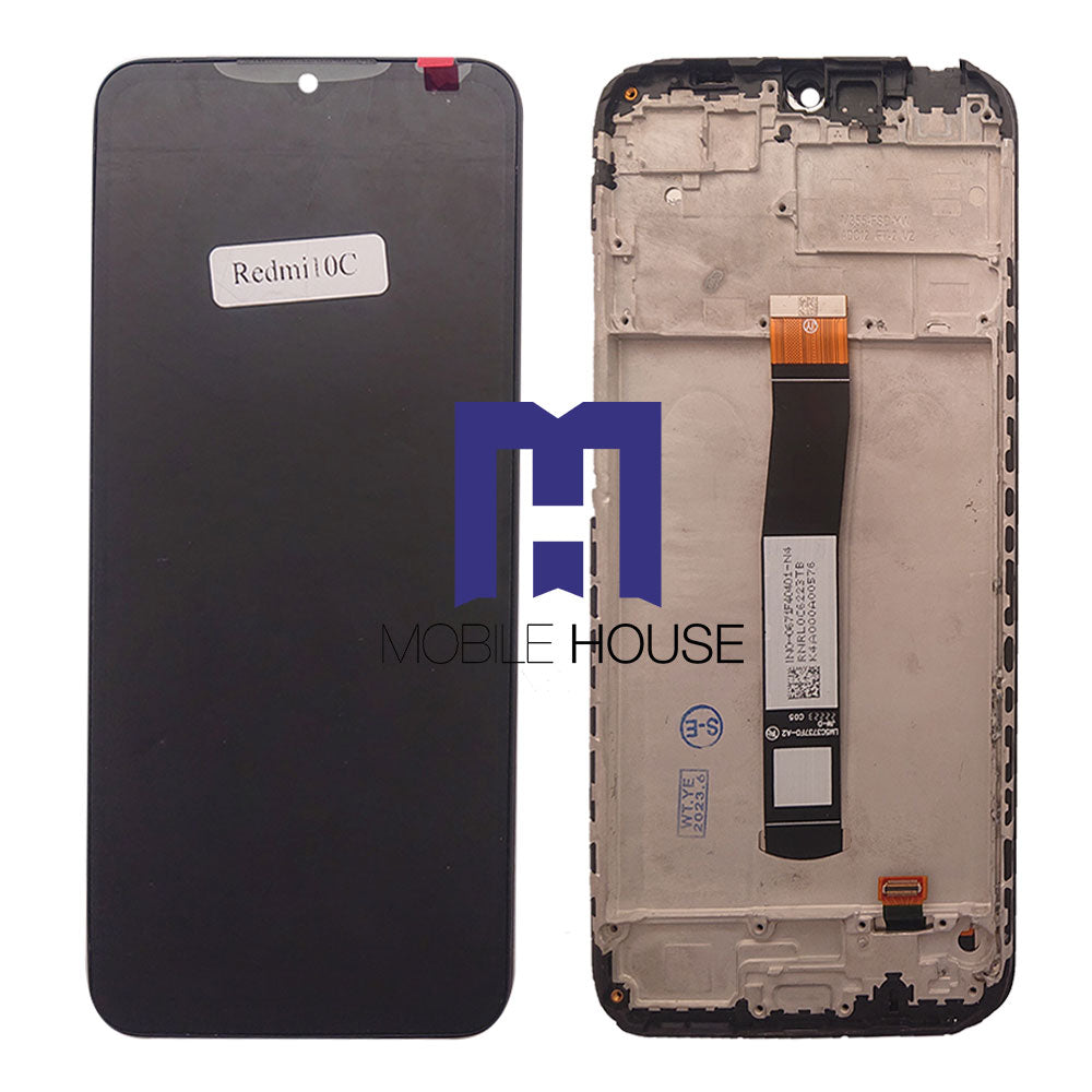 Afficheur Xiaomi Redmi 10C ( Frame ) Black