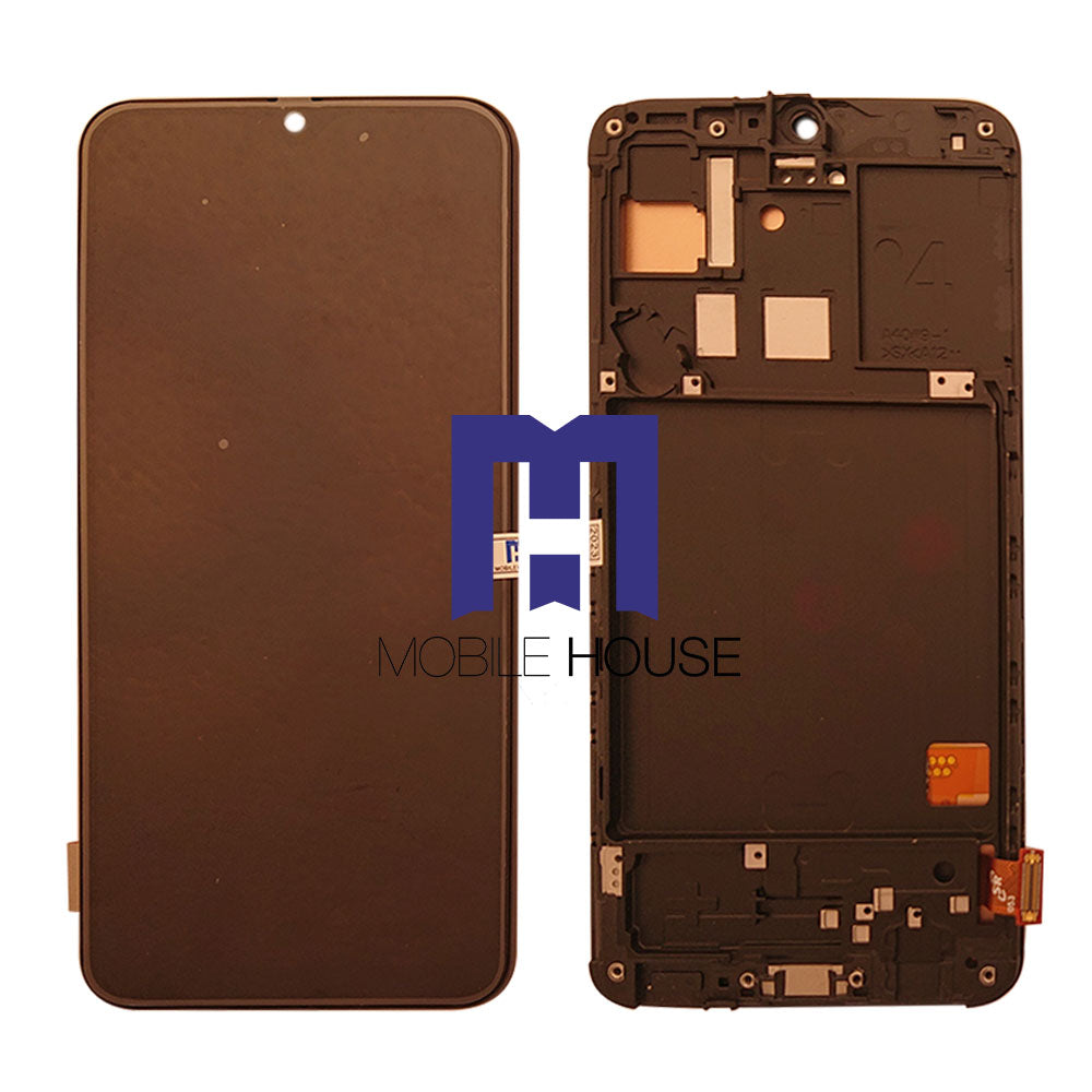 Afficheur Samsung A40 ( Frame ) ( incell ) Black