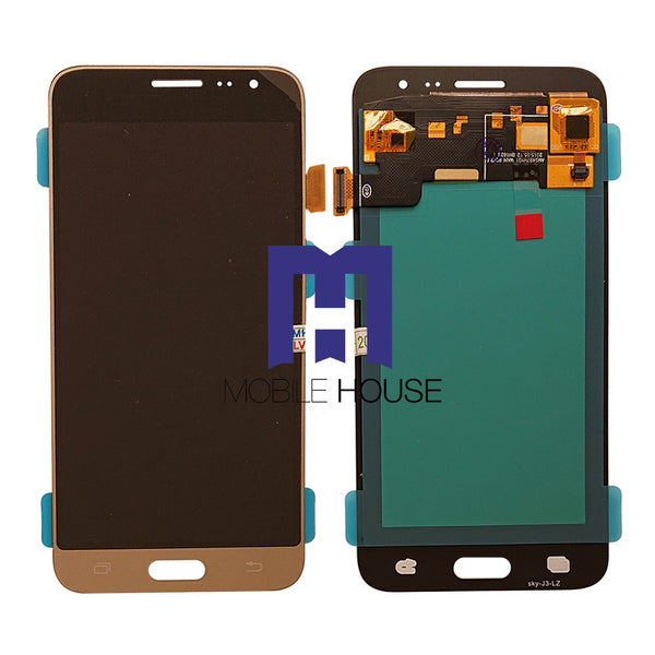 Afficheur Samsung J3 ( 2016 ) ( OLED ) Black - White - Gold