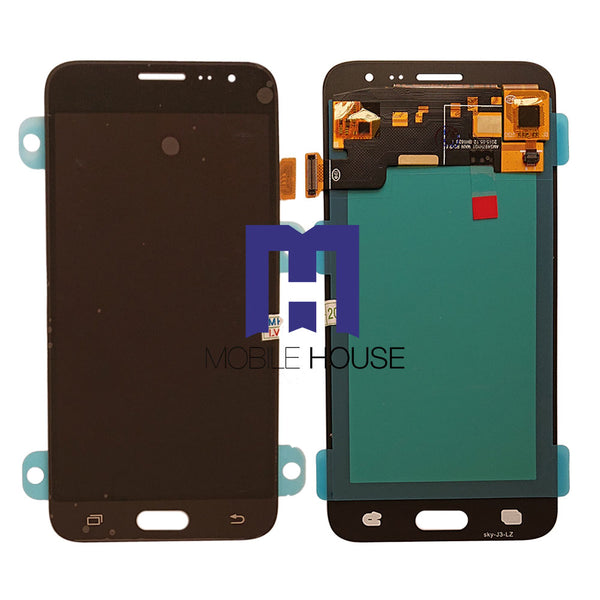 Afficheur Samsung J3 ( 2016 ) ( OLED ) Black - White - Gold