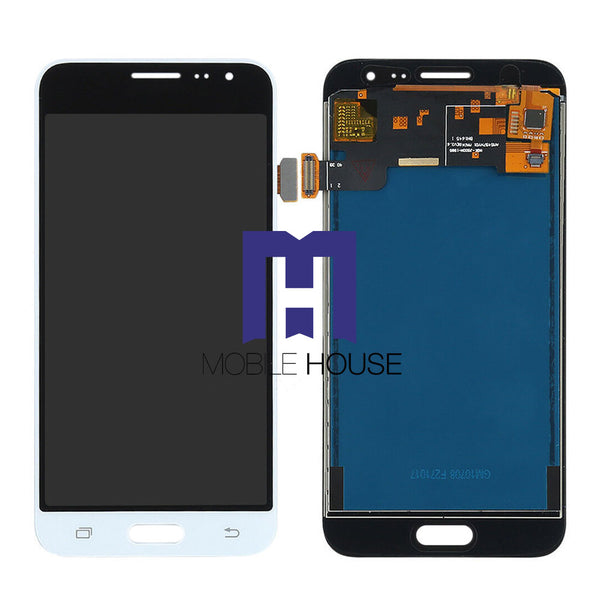 Afficheur Samsung J3 ( 2016 ) ( OLED ) Black - White - Gold