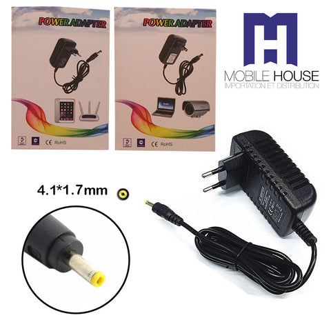 Chargeur Adaptor  5V/2A Cable 4.0*1.7 mm