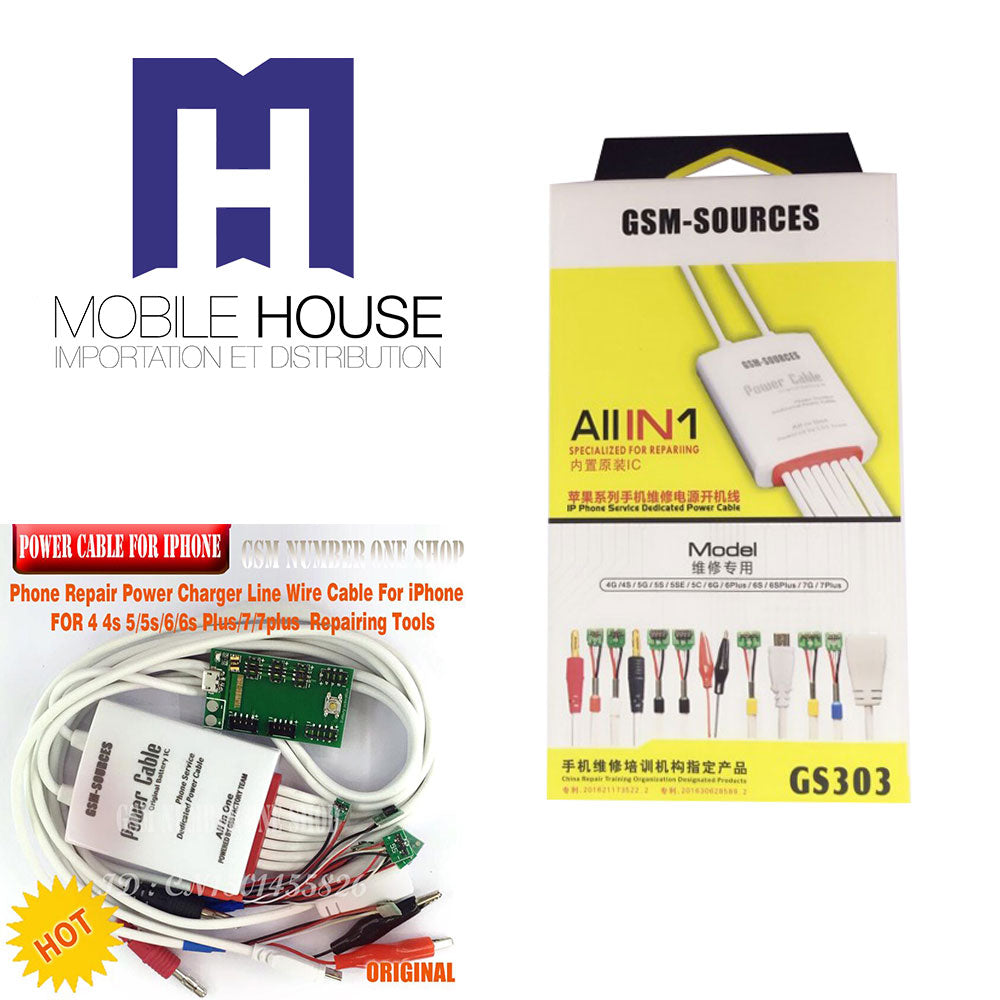 iPhone Power Cable Gsm-Sources GS303