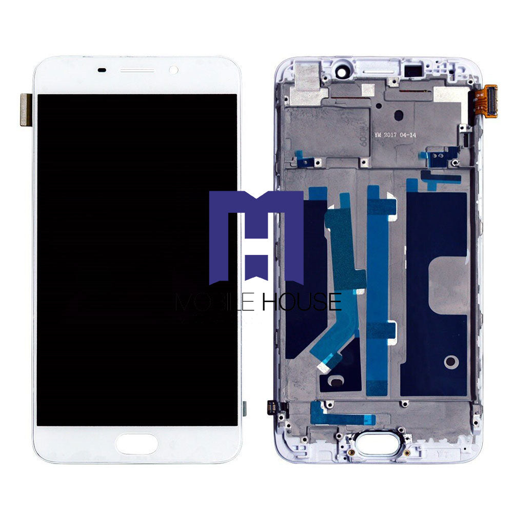 Afficheur oppo R9 / F1 Plus ( Frame ) White