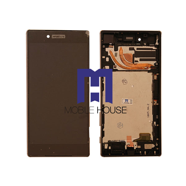 Afficheur Sony Z5 Premium ( Frame ) Black - White